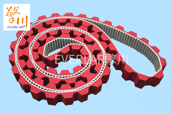 PU加紅膠同步帶用在陶瓷加工怎樣