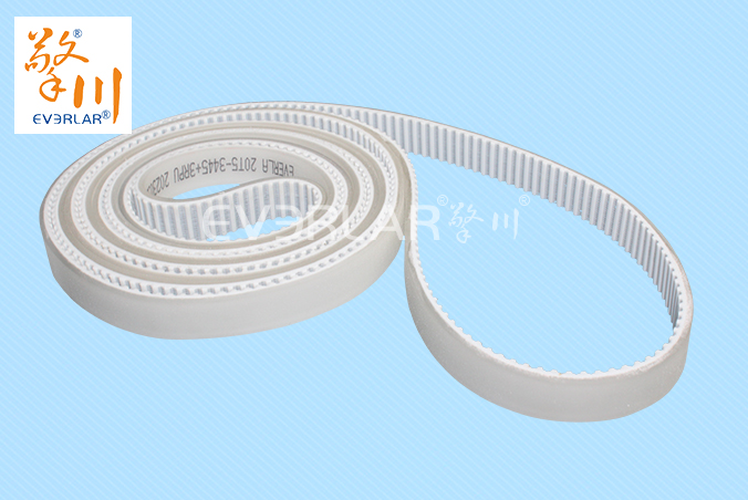 半透明軟PU同步帶磨邊機(jī)同步帶定制